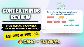 ContextMinds Review 2025 (Demo + Tutorial) - Best Mind Map Tool for Topics & ideas
