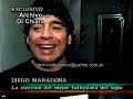 Diego Maradona, el mejor futbolista del siglo 2000 V-10332 DiFilm