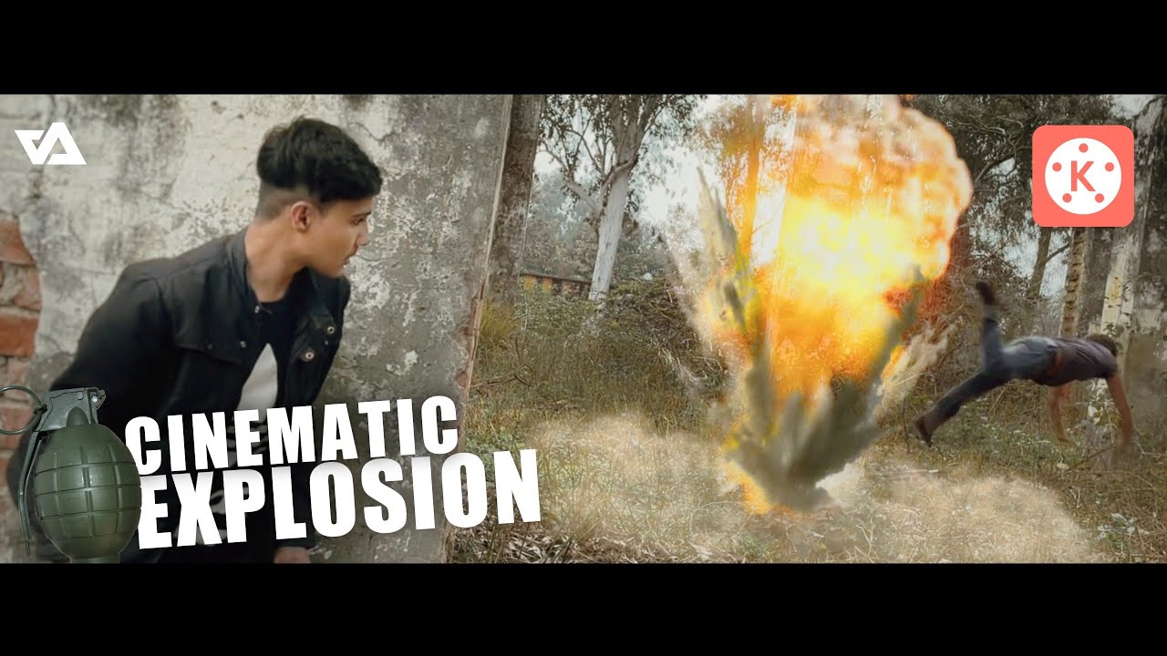 How to Shoot & edit Grenade explosion On Mobile 💥 KineMaster