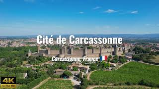 Cité de Carcassonne - France (4K drone footage) screenshot 4