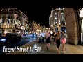 London Walking Tour | Regent Street, Oxford Street Summer Night Walk 2021 | June Reopen | 4K