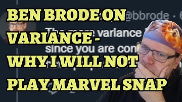 Ben Brode on Variance and Randomness - This is Why I Will Not Play Marvel Snap