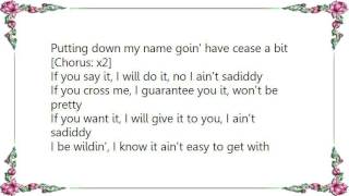 Brandy - Sadiddy Lyrics