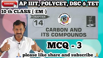 AP IIIT - 2021 AP POLYCET | Importent MCQs - 3 | carbon & it