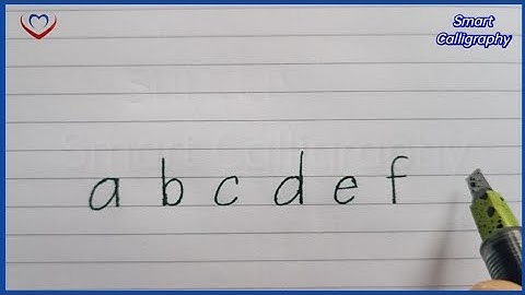 small letters in New style/ how to write English alphabet in a different style/ a b c d....