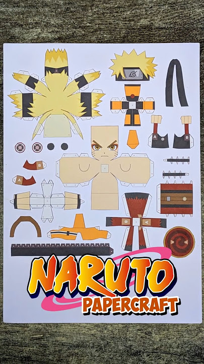 naruto sage mode #naruto #narutoshippuden #papercraft #anime #art #craft #narutouzumaki #sagemode