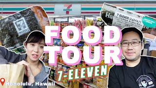 Hawaii's 7-ELEVEN Food Tour! || Unique, ONLY in HAWAII 7-11 [Honolulu, Hawaii]