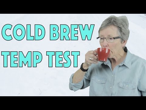 Cold Brew Temperature Test