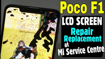 Poco f1 screen replacement at Mi service Centre | Poco f1 display replacement