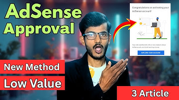 How to Get Google AdSense Approval New Method | Adsense Approval Fast Method 2025 ✅