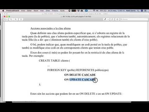 Vídeo: On s'utilitzen les bases de dades relacionals?