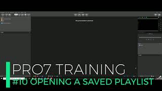 10 Pro Presenter 7 Opening A Saved Playlist