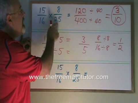 fraction calculator Canceling When Multiplying Fractions