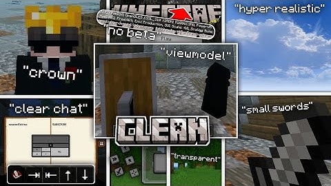 The CLEANEST Packs For Minecraft Bedrock! (MCPE 1.21+)