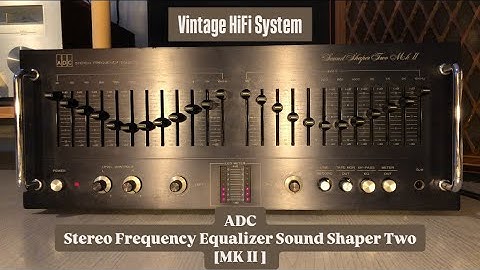 ADC Stereo Frequency Equalizer Sound Shaper Two [ MK II ]