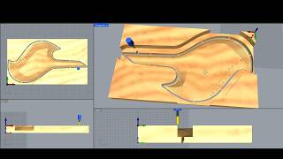 Azura | Body Side B | RhinoCAM Toolpath Simulation | CNC Manufacturing