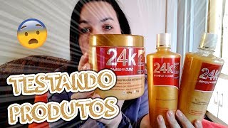 TESTANDO NUTRIFLORA BANHO DE OURO 24K - RECEBIDO