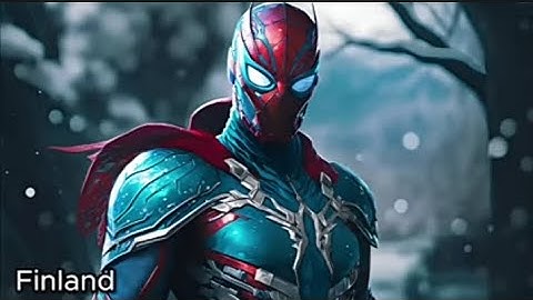 Asking AI to create a spiderman for different countries