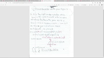 Calculus 3 Section 15.7 Part 1: Triple Integrals using Cylindrical Coordinates