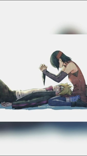 'A promise beneath the endless sky 🌙' #borusara #boruto #sarada #animecouple #amv #lovestory