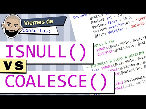 Video: ¿Cuál es la diferencia entre coalesce e IsNull SQL?