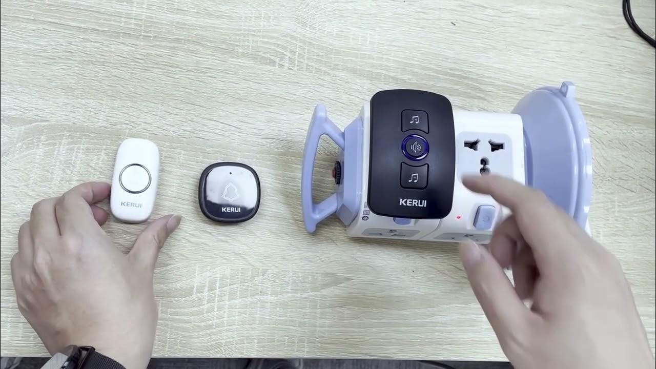 KERUI M525 Doorbell Pairing Button - Multiple Modes: Normal Mode ...