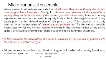 Ensemble and phase space