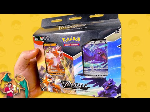 Pokémon TCG: V Battle Deck - Lycanroc vs. Corviknight – T'z Toys & Games