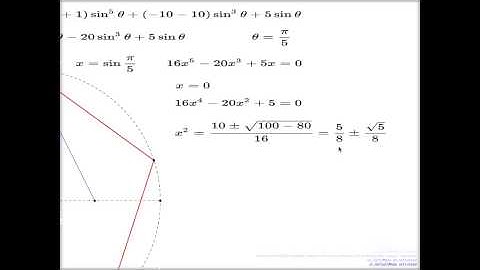 Lecture 3 -- Sin and Cos of multiple angles, roots of complex numbers