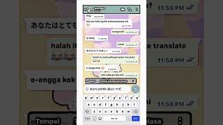 Pov : Teman ngetik bahasa Jepang?🇯🇵 || pov whatsmock fake chat || #whatsmock #masukberanda #jepang screenshot 4