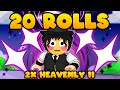 Only 20 rolls for unbound and 2 heavenly potion 2 in roblox sols rng