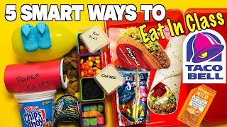 5 Cheap Ways To Sneak Food and Candy Into Class Without Getting Caught | Nextraker