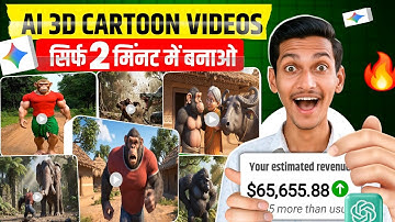 Ai 3D Monkey Video Kaise Banaye | Ai video kaise banaen | Cartoon video kaise banaye | Text to video