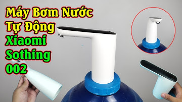 Lấy Nước Từ Bình Đễ Dàng Hơn Với - Máy Bơm Nước Tự Động Xiaomi Sothing 002