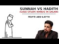 Sunnah vs hadith case study hands in salah  mufti abu layth
