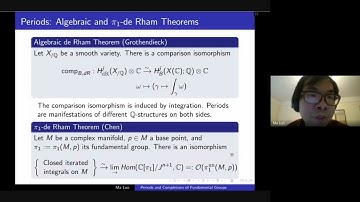 Ma Luo--Periods and completions of fundamental groups