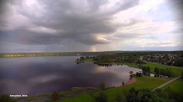 Drone caught double lightning strike! =)