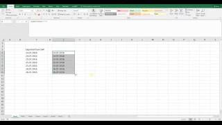 Excel Convert Text Date Using Formula