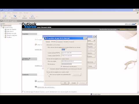 Configurer un compte POP3 sous Outlook express