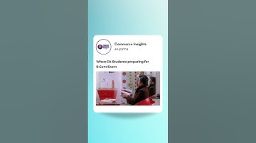 When CA Students preparing for B Com Exam | CIMemes | Just FOr