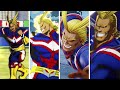 Evolution of All Might in Games (2016-2020)