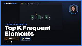 Top K Frequent Elements - LeetCode 347 | Heap / Top-K & Selection (Python)