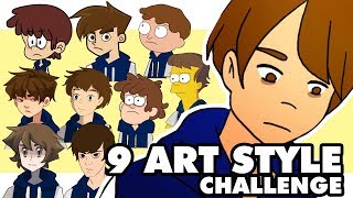 9 Art Style Challenge by arrowmi 6,080 views 5 years ago 6 minutes, 35 seconds