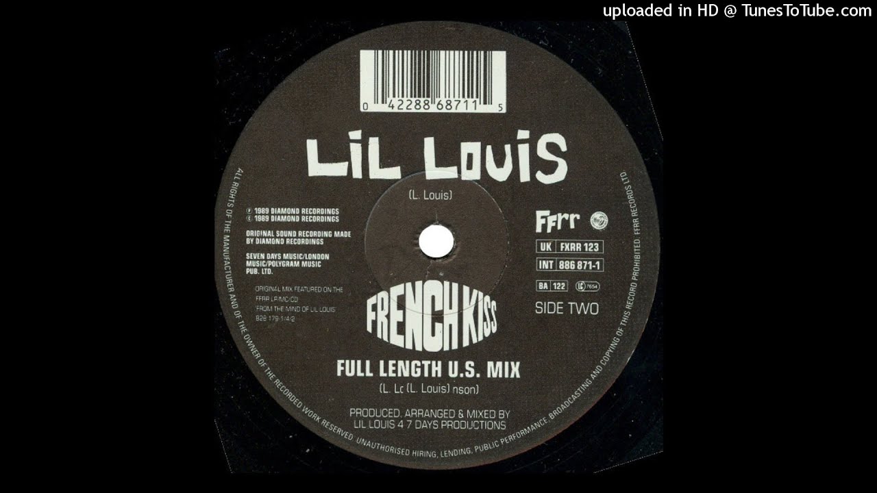 洋楽 Lil Louis - French Kiss French Kiss - Lil Louis 1989 - YouTube