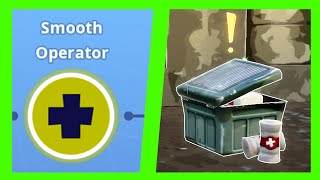 Smooth Operator : Gather 4 crates of medical supplies in successful missions in a 34+ zone