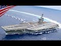 【10万トン空母のフルスピード旋回】大きく傾いた艦内では…!? 超大型空母が驚異の高速ドリフト!