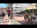 Benalmadena May 23 2026 Town To Beach Walking Tour Malaga Costa Del Sol Spain 4K 
