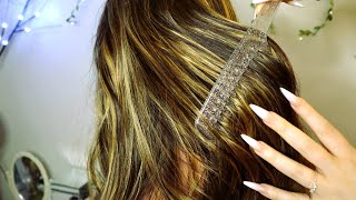 ASMR Gentle Hair & Neck Brushing, Tracing, Scratching 🎀 Whispering