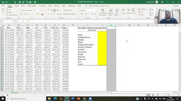 Descriptive Statistics | Data Analysis | Excel for Beginners | MBA | Self Learning