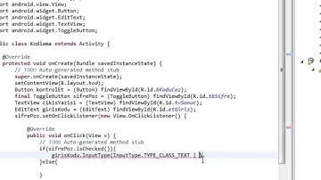 Android Uygulama Geliştirme Ders 11-1